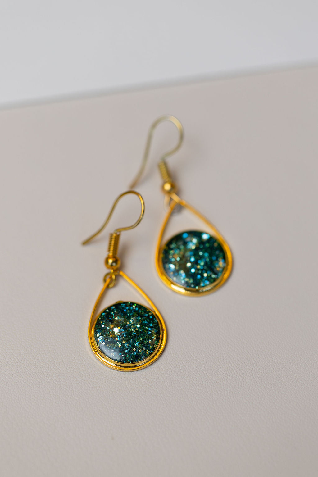 Evie - Gold tear drop earrings