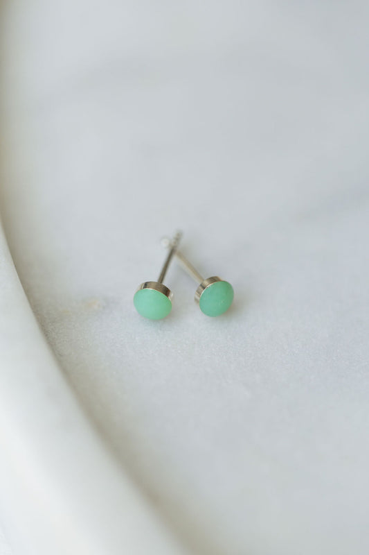 Aquamarine Sterling Silver Earrings