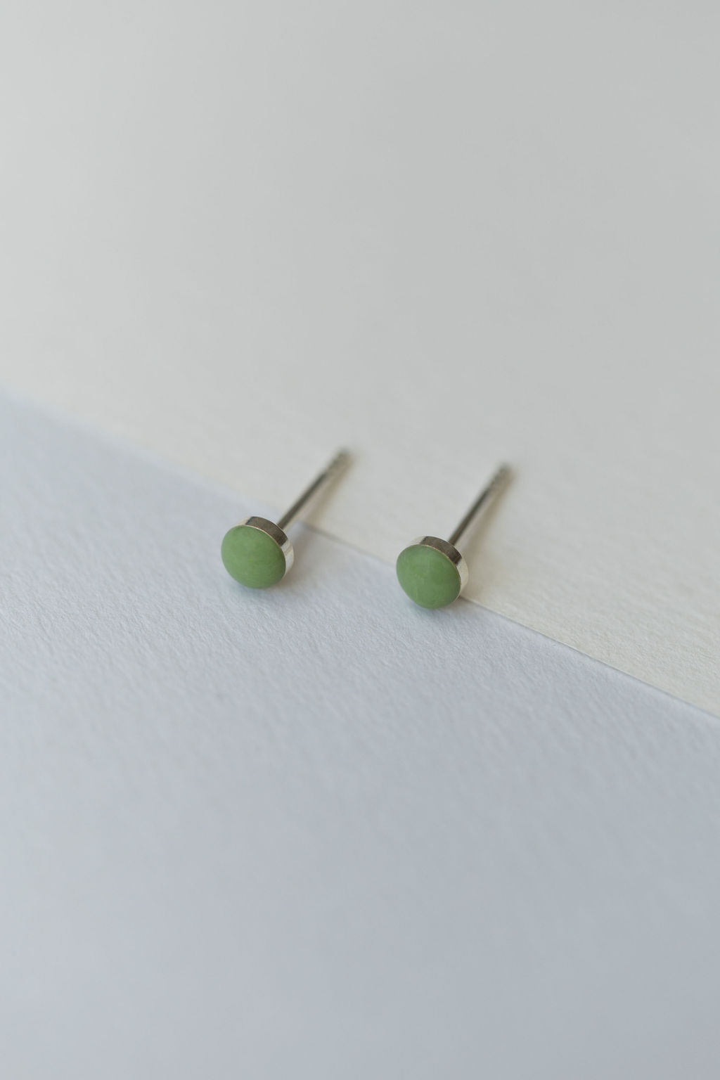 Olive Sterling Silver Earrings